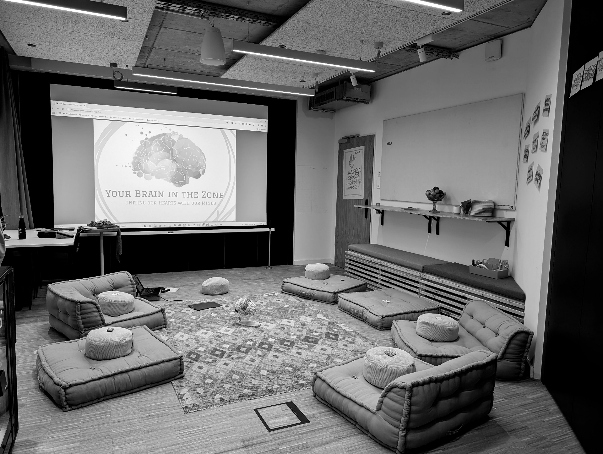 Nina Zolezzi's workshop space